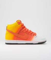 Nike SB Dunk High Pro Shoes - Amarillo / Orange - White - Black thumbnail