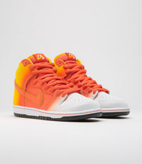 Nike SB Dunk High Pro Shoes - Amarillo / Orange - White - Black thumbnail