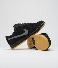 Nike SB Dunk Low Pro ‘Fog’ Shoes - Black / Cool Grey - Black - Black thumbnail