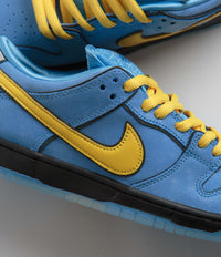 Nike SB x Powerpuff Girls Dunk Low Pro 'Bubbles' Shoes - Blue Chill / Deep Royal Blue - Active Pink thumbnail
