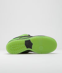 Nike SB x Powerpuff Girls Dunk Low Pro 'Buttercup' Shoes - Mean Green / Black - Lotus Pink thumbnail