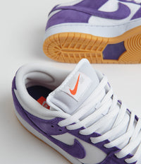 Nike SB Dunk Low Pro Shoes - Court Purple / Court Purple - White thumbnail