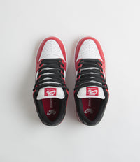 Nike SB Dunk Low Pro Shoes - Varsity Red / Black - White - Varsity Red thumbnail