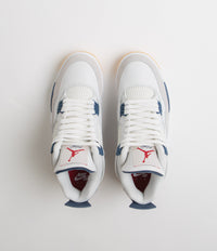 Nike SB x Air Jordan 4 Shoes - Summit White / White - Navy - Neutral Grey thumbnail