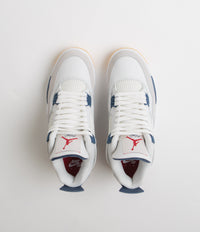 Nike SB x Air Jordan 4 Shoes - Summit White / White - Navy - Neutral Grey thumbnail