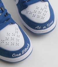 Nike SB x Born X Raised Dunk Low Pro Shoes - Deep Royal / White - Black thumbnail