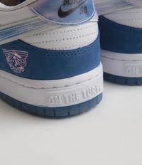 Nike SB x Born X Raised Dunk Low Pro Shoes - Deep Royal / White - Black thumbnail