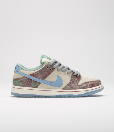 Nike SB x Crenshaw Skate Club Dunk Low Shoes - Sail / Light Blue - Cedar