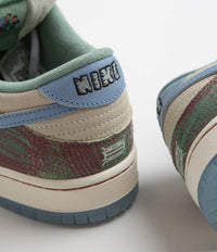 Nike SB x Crenshaw Skate Club Dunk Low Shoes - Sail / Light Blue - Cedar thumbnail