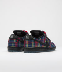 Nike SB x Nardwuar Dunk Low Pro Shoes - University Red / Black - Yellow Strike thumbnail