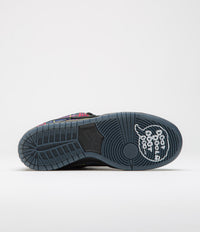 Nike SB x Nardwuar Dunk Low Pro Shoes - University Red / Black - Yellow Strike thumbnail