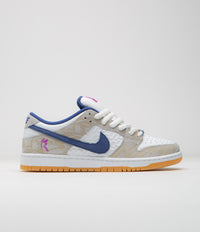 Nike SB x Rayssa Leal Dunk Low Premium Shoes - Pure Platinum / Deep Royal Blue thumbnail