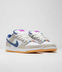 Nike SB x Rayssa Leal Dunk Low Premium Shoes - Pure Platinum / Deep Royal Blue thumbnail