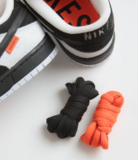Nike SB x Tightbooth Dunk Low Pro Shoes - White / Black - Safety Orange thumbnail