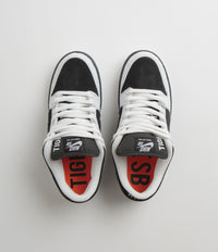 Nike SB x Tightbooth Dunk Low Pro Shoes - White / Black - Safety Orange thumbnail
