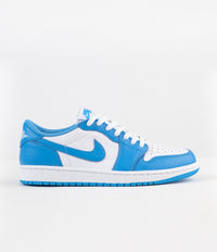 Nike SB x Air Jordan 1 Low UNC Shoes - Dark Powder Blue / Dark Powder Blue - White thumbnail