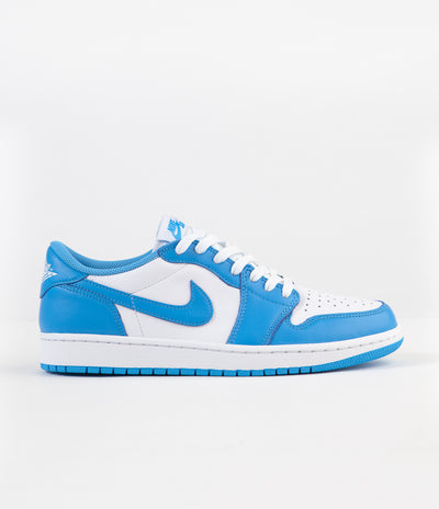 Nike SB x Air Jordan 1 Low UNC Shoes - Dark Powder Blue / Dark Powder Blue - White