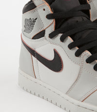 Nike SB Air Jordan 1 OG Defiant Shoes - Light Bone / Black - Crimson Tint - Hyper Pink thumbnail