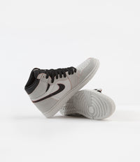 Nike SB Air Jordan 1 OG Defiant Shoes - Light Bone / Black - Crimson Tint - Hyper Pink thumbnail