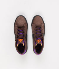 Nike SB Blazer Mid Pro GT QS Shoes - Trails End Brown / Black - Prism Violet thumbnail