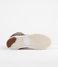 Nike SB Dunk High 'Dog Walker' Shoes - Fir / University Red - Black - White thumbnail