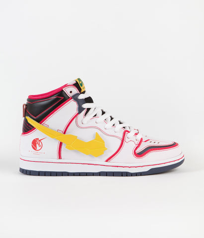 Nike SB Dunk High Pro 'Gundam' Shoes - White / Amarillo | Releases.Flatspot