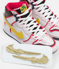 Nike SB Dunk High Pro 'Gundam' Shoes - White / Amarillo thumbnail
