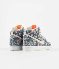 Nike SB Dunk High Pro 'Hawaii' Shoes - Aquamarine / Light Cream - Total Orange thumbnail