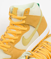 Nike SB Dunk High Pro Pineapple Shoes - University Gold / Vivid Sulfur - Citron Tint thumbnail