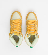 Nike SB Dunk High Pro Pineapple Shoes - University Gold / Vivid Sulfur - Citron Tint thumbnail