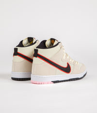 Nike SB Dunk High Pro Premium 'San Francisco Giants' Shoes - Coconut Milk / Black - Team Orange - White thumbnail