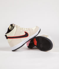 Nike SB Dunk High Pro Premium 'San Francisco Giants' Shoes - Coconut Milk / Black - Team Orange - White thumbnail