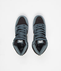 Nike SB Dunk High Pro Shoes - Mineral Slate / Sail - Black - White thumbnail