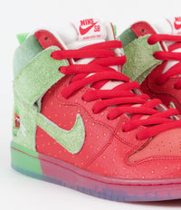 Nike SB Dunk High Pro 'Strawberry Cough' Shoes - University Red / Spinach Green - Magic Ember thumbnail
