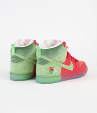 Nike SB Dunk High Pro 'Strawberry Cough' Shoes - University Red / Spinach Green - Magic Ember thumbnail