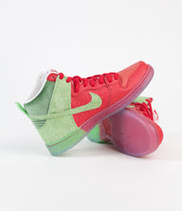 Nike SB Dunk High Pro 'Strawberry Cough' Shoes - University Red / Spinach Green - Magic Ember thumbnail