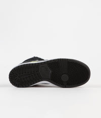 Nike SB Dunk High 'TV Signal' Shoes - White / Black - Infrared thumbnail