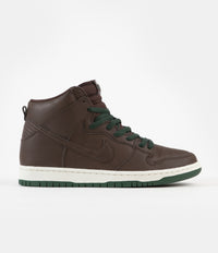 Nike SB Dunk High Pro 'Vegan' Shoes - Baroque Brown / Baroque Brown - Sail - Fir thumbnail
