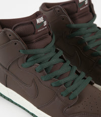 Nike SB Dunk High Pro 'Vegan' Shoes - Baroque Brown / Baroque Brown - Sail - Fir thumbnail