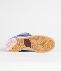 Nike SB Dunk Low 'Phillies' Premium Shoes - Valor Blue / Team Maroon - Valor Blue - White thumbnail