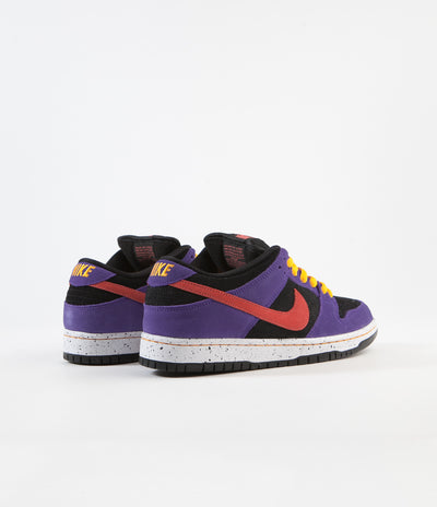 Nike SB Dunk Low Pro 'ACG Terra' Shoes - Black / Sunburst - Varsity Purple - Taxi