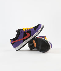 Nike SB Dunk Low Pro 'ACG Terra' Shoes - Black / Sunburst - Varsity Purple - Taxi thumbnail
