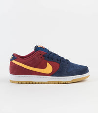 Nike SB Dunk Low Pro 'Barcelona' Shoes - Navy / University Gold - Gym Red - Court Blue thumbnail