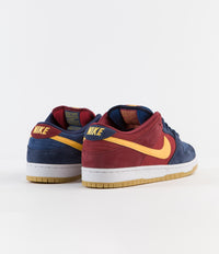 Nike SB Dunk Low Pro 'Barcelona' Shoes - Navy / University Gold - Gym Red - Court Blue thumbnail