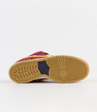 Nike SB Dunk Low Pro 'Barcelona' Shoes - Navy / University Gold - Gym Red - Court Blue thumbnail