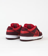 Nike SB Dunk Low Pro Cherry Shoes - Burgundy Crush / Team Red - University Red thumbnail