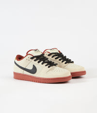 Nike SB Dunk Low Pro 'Hennessy' Shoes - Muslin / Black - Muslin - Rugged Orange thumbnail