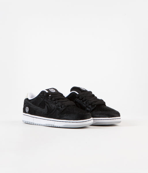 Nike SB Dunk Low Pro Medicom Preschool Shoes Black Black White