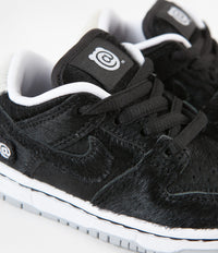 Nike SB Dunk Low Pro Medicom Toddler Shoes - Black / Black - White thumbnail