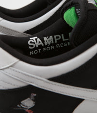 Nike SB Dunk Low Pro OG 'Panda Pigeon' Shoes - Black / White - Green Gusto thumbnail